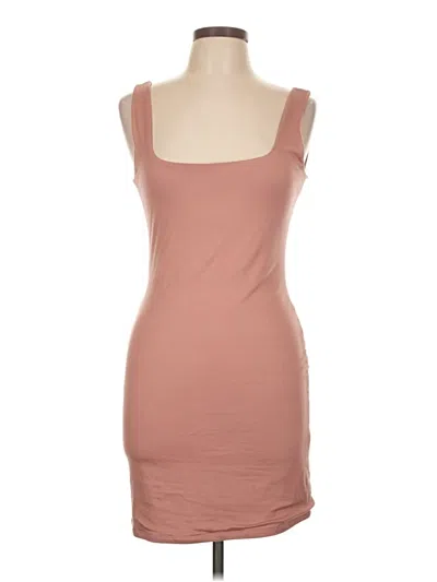 Pre-owned Heart & Hips Casual Dress In Tan