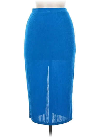 Pre-owned Heart & Hips Casual Skirt In Blue