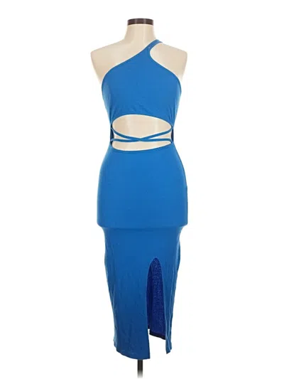 Pre-owned Heart & Hips Cocktail Dress In Blue