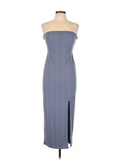 Pre-owned Heart & Hips Cocktail Dress In Gray