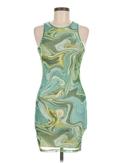 Pre-owned Heart & Hips Cocktail Dress In Green