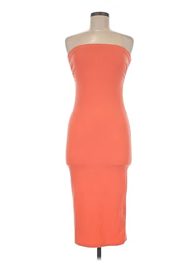 Pre-owned Heart & Hips Cocktail Dress In Orange
