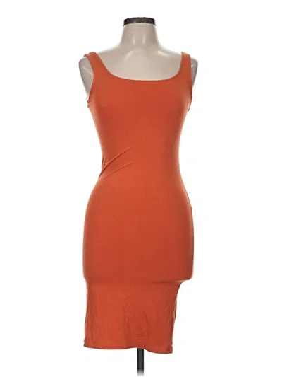 Pre-owned Heart & Hips Cocktail Dress In Orange