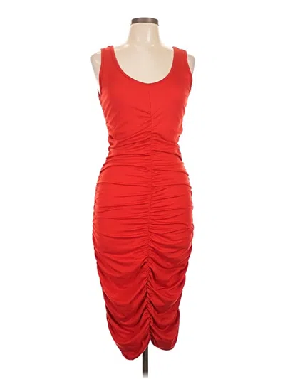 Pre-owned Heart & Hips Cocktail Dress In Red