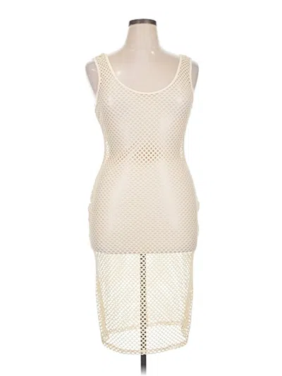 Pre-owned Heart & Hips Cocktail Dress In White