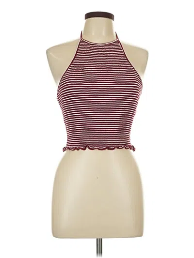 Pre-owned Heart & Hips Halter Top Brown Halter Neckline Tops