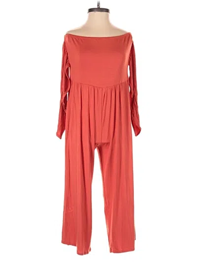 Pre-owned Heart & Hips Jumpsuit In Orange