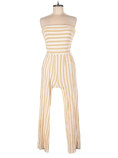 Pre-owned Heart & Hips Jumpsuit In Yellow