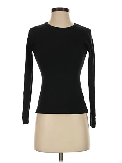 Pre-owned Heart & Hips Long Sleeve Top Black Turtleneck Tops