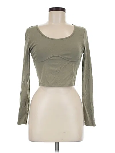 Pre-owned Heart & Hips Long Sleeve T-shirt In Green