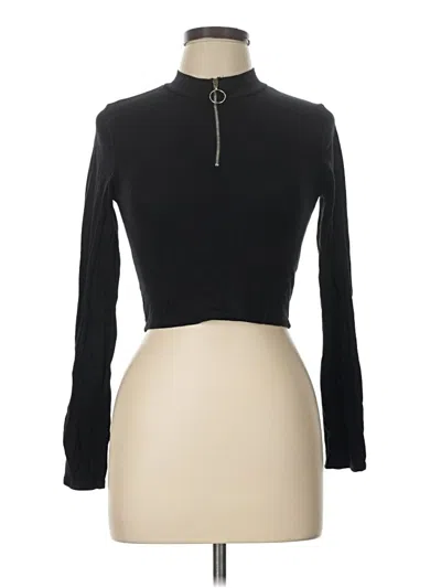 Pre-owned Heart & Hips Long Sleeve Turtleneck In Black