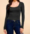 Heart & Hips Luna Top In Black