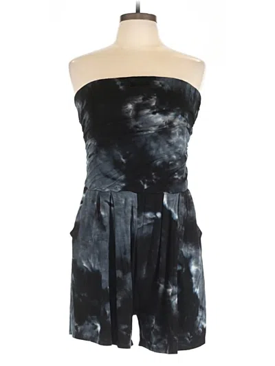 Pre-owned Heart & Hips Romper In Black