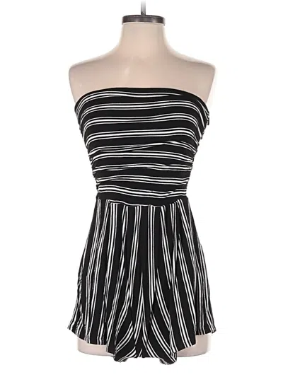 Pre-owned Heart & Hips Romper In Black