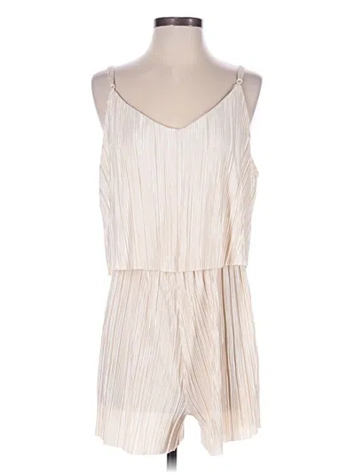 Pre-owned Heart & Hips Romper In White