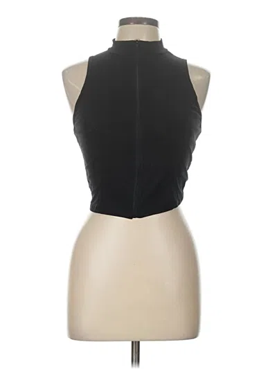 Pre-owned Heart & Hips Tank Top Black Halter Neckline Tops