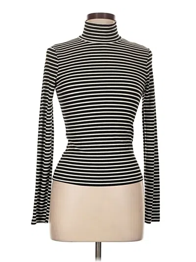 Pre-owned Heart & Hips Turtleneck Sweater In Black