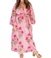 Heart Of Grace Boheme Bloom Dress In Pink In Pink