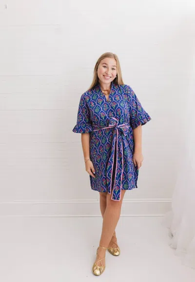 Heart Of Grace Chapel Maxi Caftan Dress In Midnight In Blue