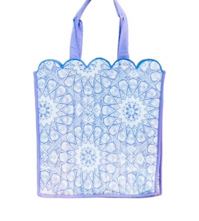 Heart Of Grace Women's Court Regular Tote Bag In Lavender In Blue