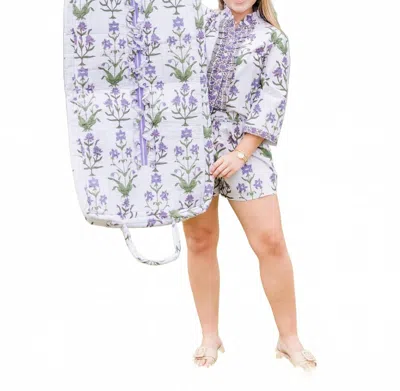 Heart Of Grace Women's Garment Bag In Iris Lavende In Multi