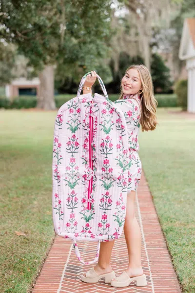 Heart Of Grace Women's Garment Bag In Rose D'iris In Pink
