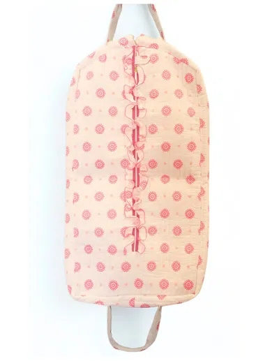 Heart Of Grace Women's Garment Bag In Rosette In Pink