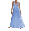 Heart Of Pine Dress Beach Day In Blue In Blue
