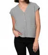 Heart Of Pine V-neck Jacquard Sweater In Heather Gray In Gray