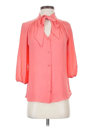 Pre-owned Heart Soul 3/4 Sleeve Blouse In Pink
