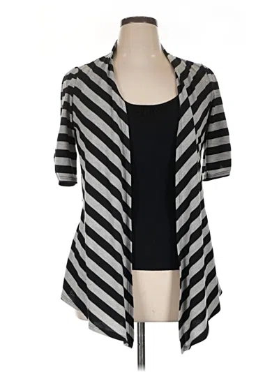 Pre-owned Heart Soul Cardigan Sweater In Gray