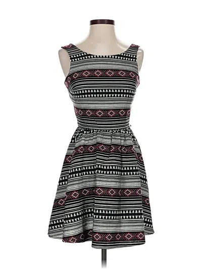 Pre-owned Heart Soul Casual Dress In Gray