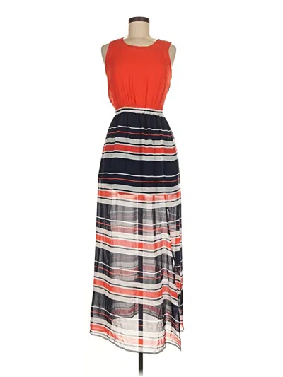 Pre-owned Heart Soul Casual Dress In Orange