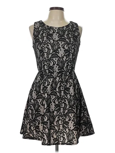 Pre-owned Heart Soul Cocktail Dress In Black