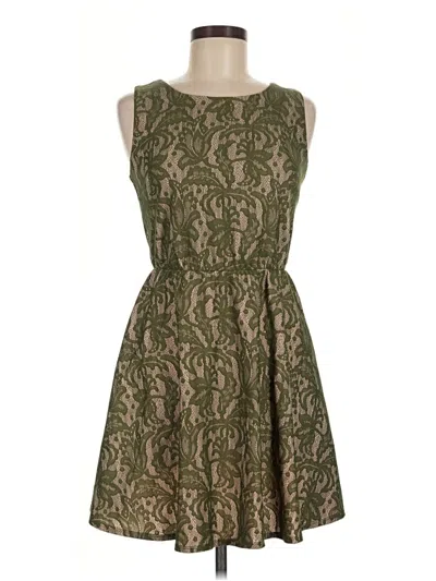 Pre-owned Heart Soul Cocktail Dress In Green