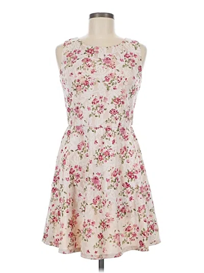 Pre-owned Heart Soul Cocktail Dress In White