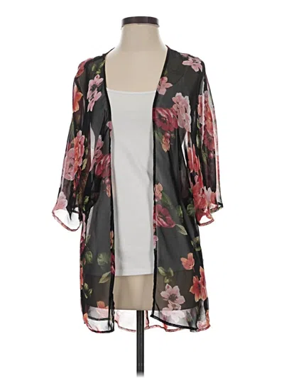Pre-owned Heart Soul Kimono In Black