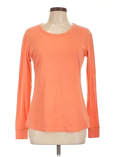 Pre-owned Heart Soul Long Sleeve T-shirt In Orange