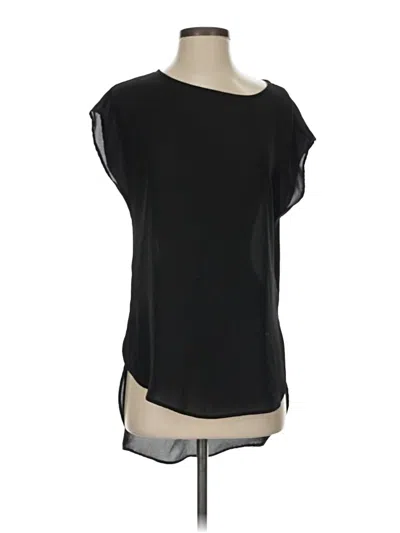 Pre-owned Heart Soul Short Sleeve Top Black Boatneck Tops