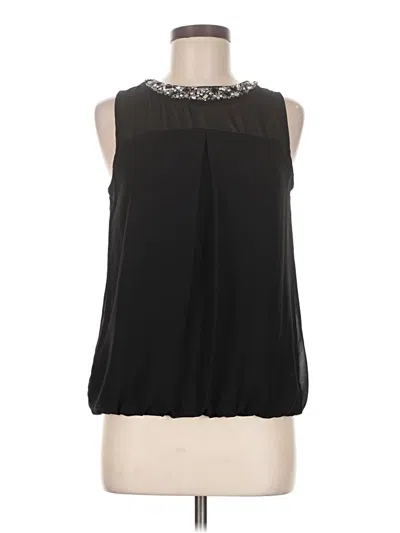 Pre-owned Heart Soul Sleeveless Blouse In Black
