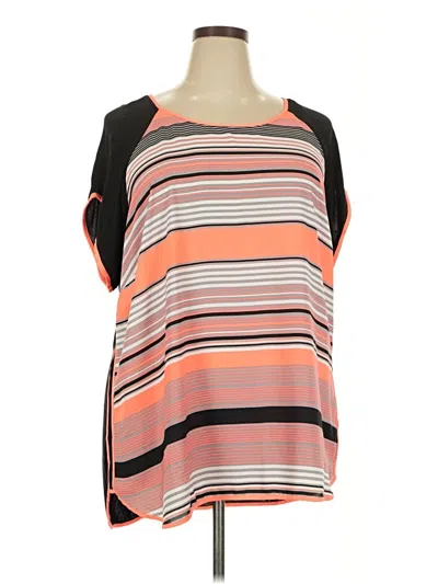 Pre-owned Heart Soul Sleeveless Blouse In Orange