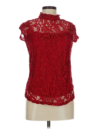Pre-owned Heart Soul Sleeveless Blouse In Red