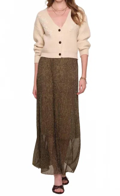 Heartloom Adelias V-neck Cardigan In Cream In White