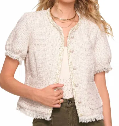 Heartloom Agnes Jacket In Ivory In Multi