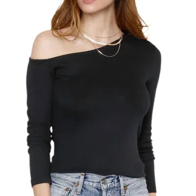 Heartloom Aimee Long Sleeve Tee In Black