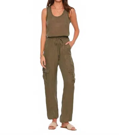 Heartloom Alida Jumpsuit In Olive In Green