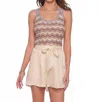 Heartloom Allegra Scoop Neck Tank Top In Multi In Gray