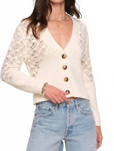 Heartloom Amalda Cardigan In Eggshell In Neutral