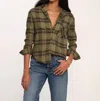 Heartloom Amiri Long Sleeve Shirt In Kale In Green