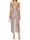 Heartloom Andrea Dress In Azure In Multi